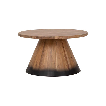 Table basse bois ronde 70 cm | Acacia Dimona