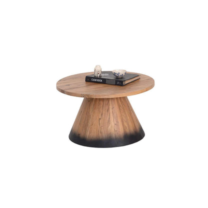 Table basse bois ronde 70 cm | Acacia Dimona