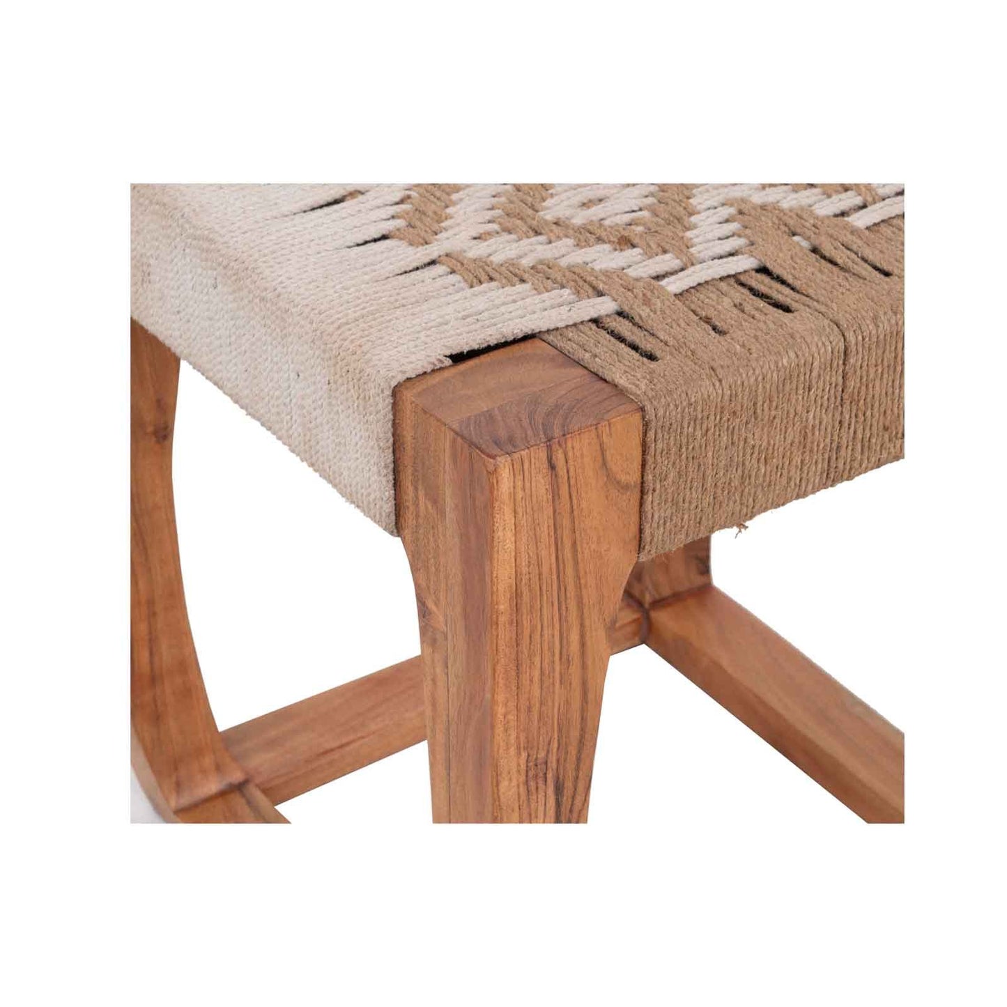 Tabouret en bois de jute  | Offre M&M