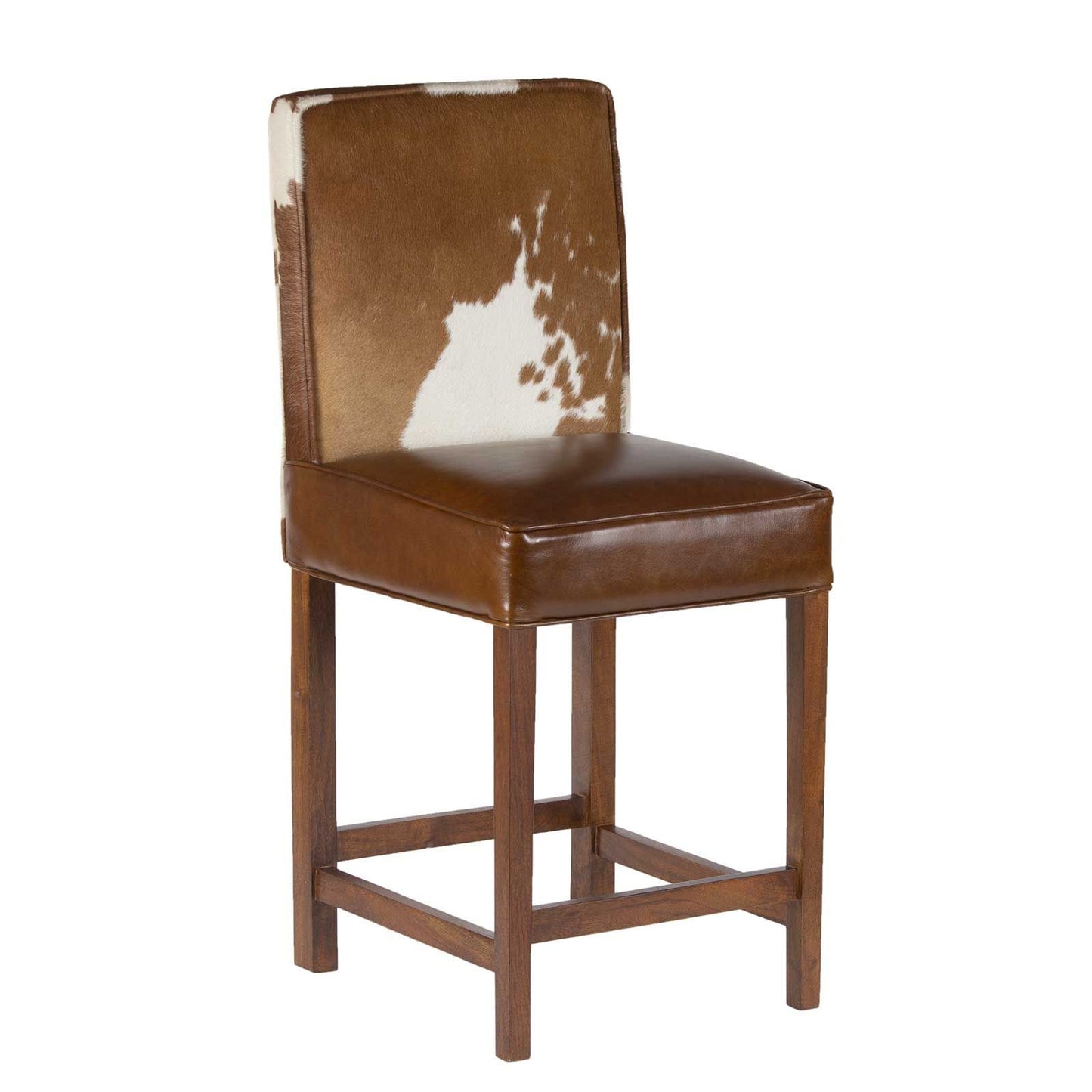 Tabouret de bar en peau de vache | Acacia Savage