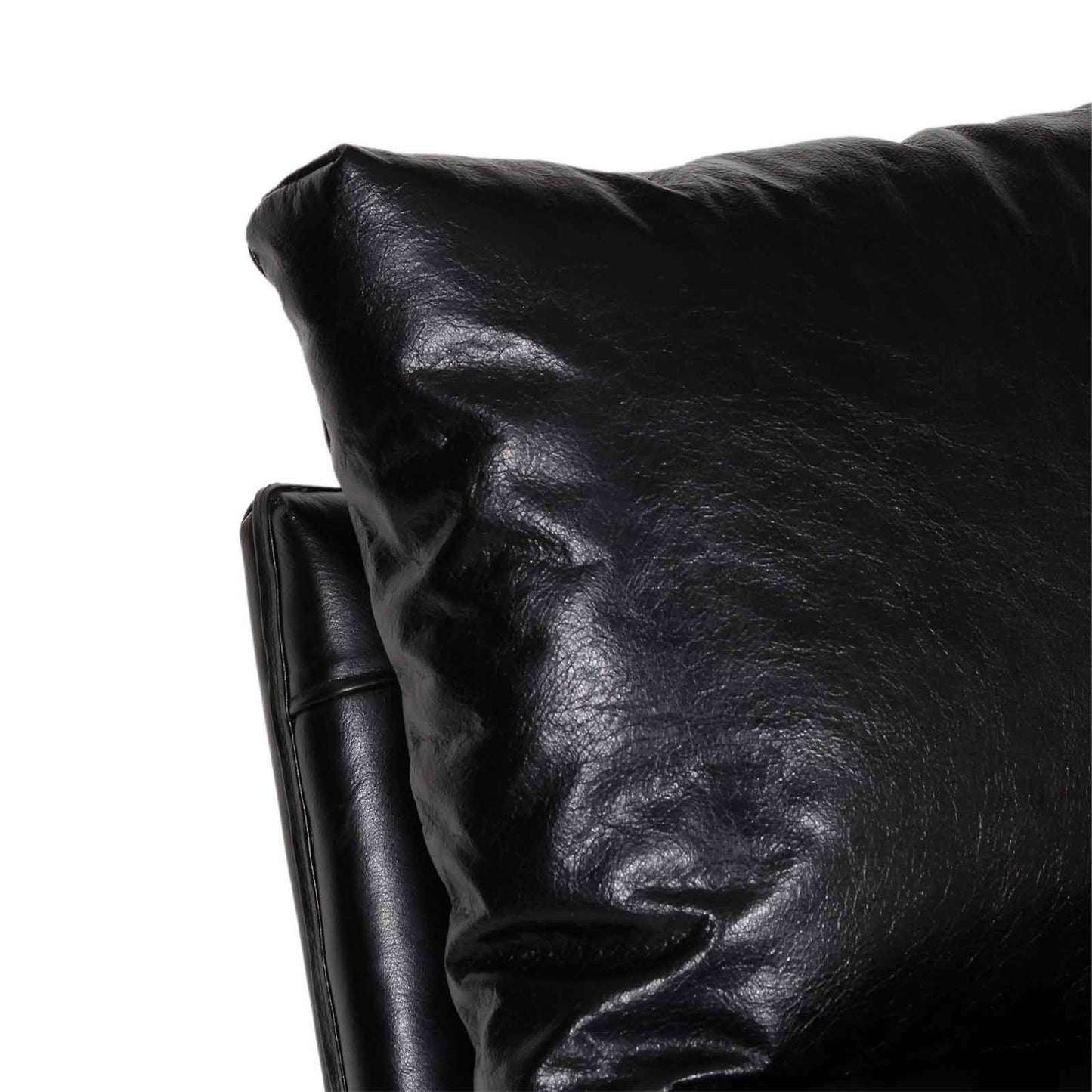 Damo Black Armchair | Leather