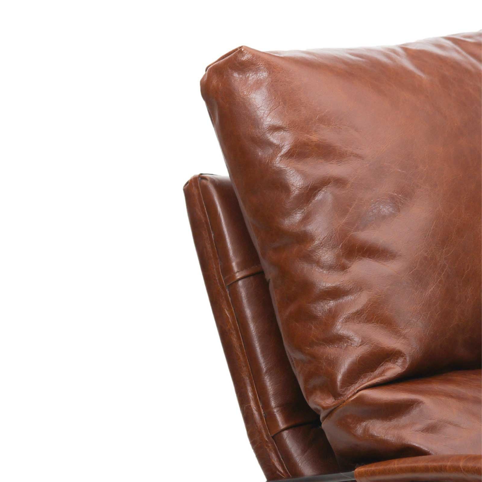 Damo Brown Armchair | Leather