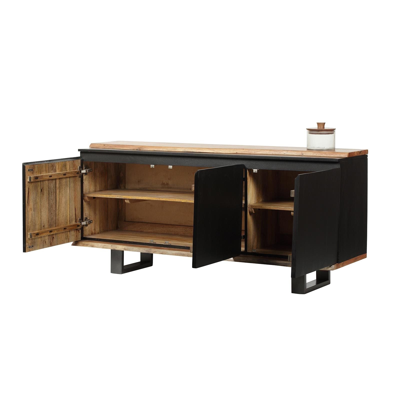 Buffet 3 portes | Acacia Black