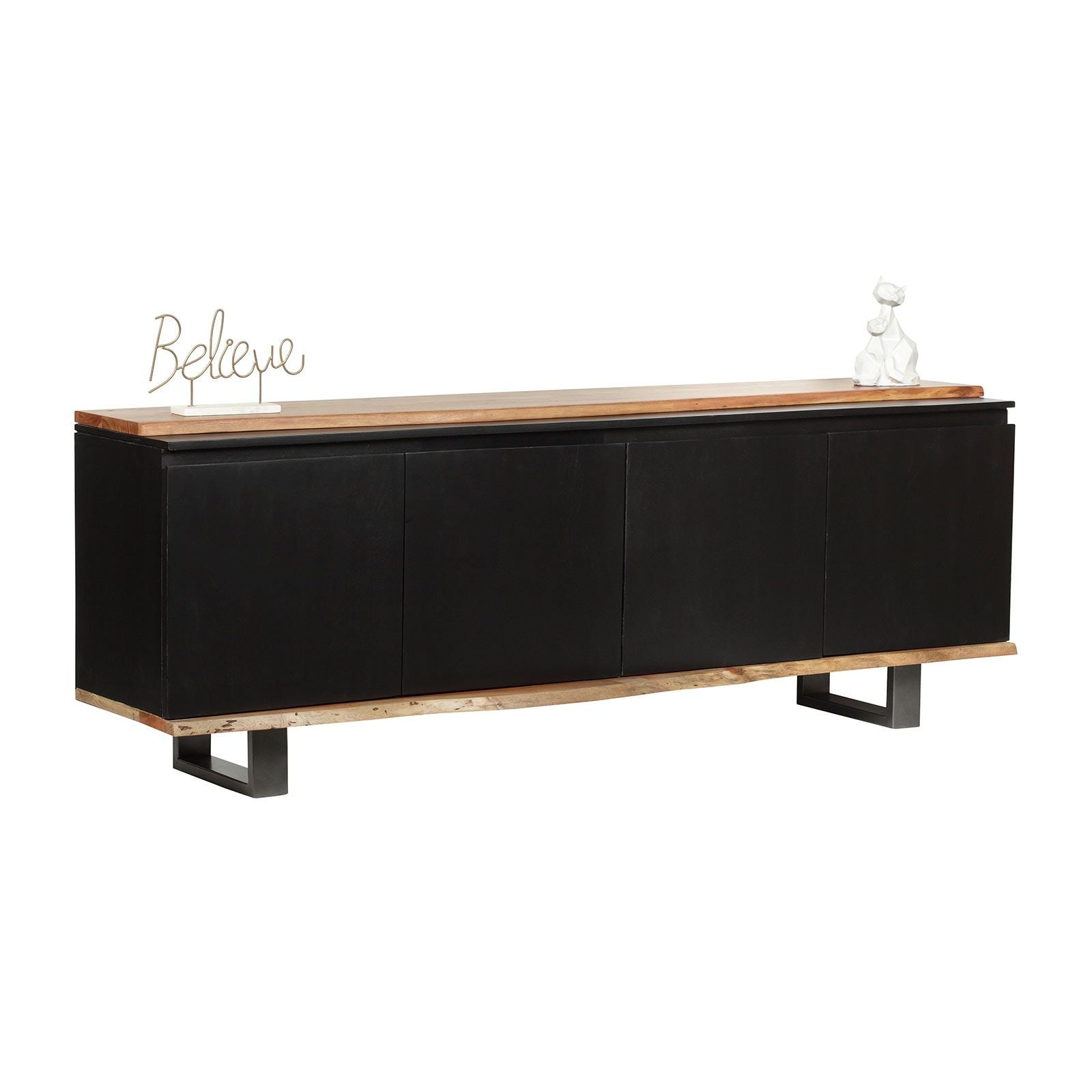 Buffet 4 portes | Acacia Black