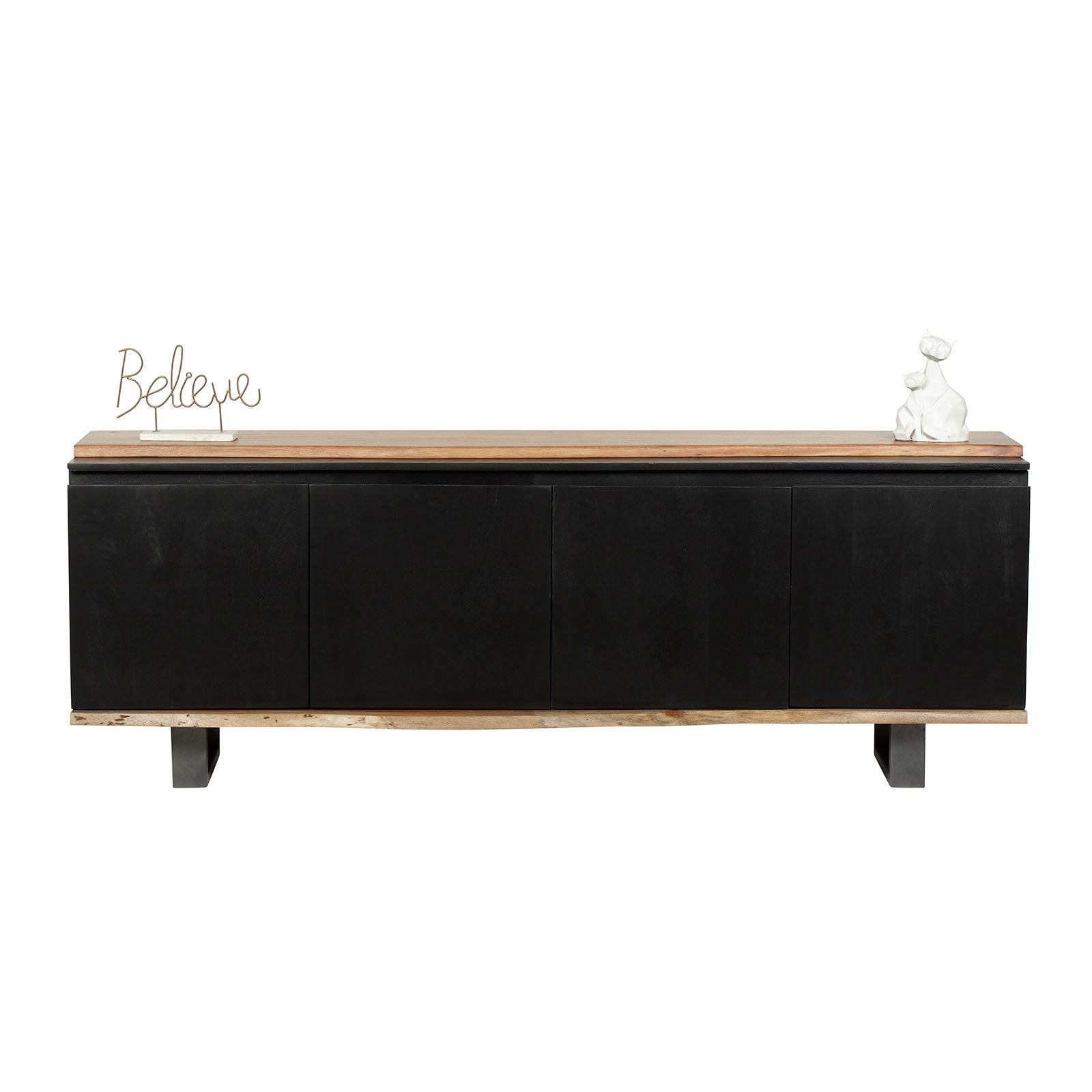 Buffet 4 portes | Acacia Black