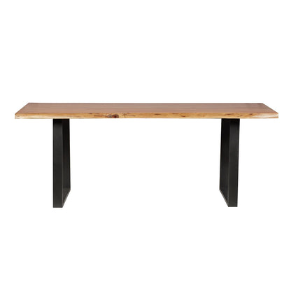 Table de repas rectangulaire 200 cm | Acacia Black