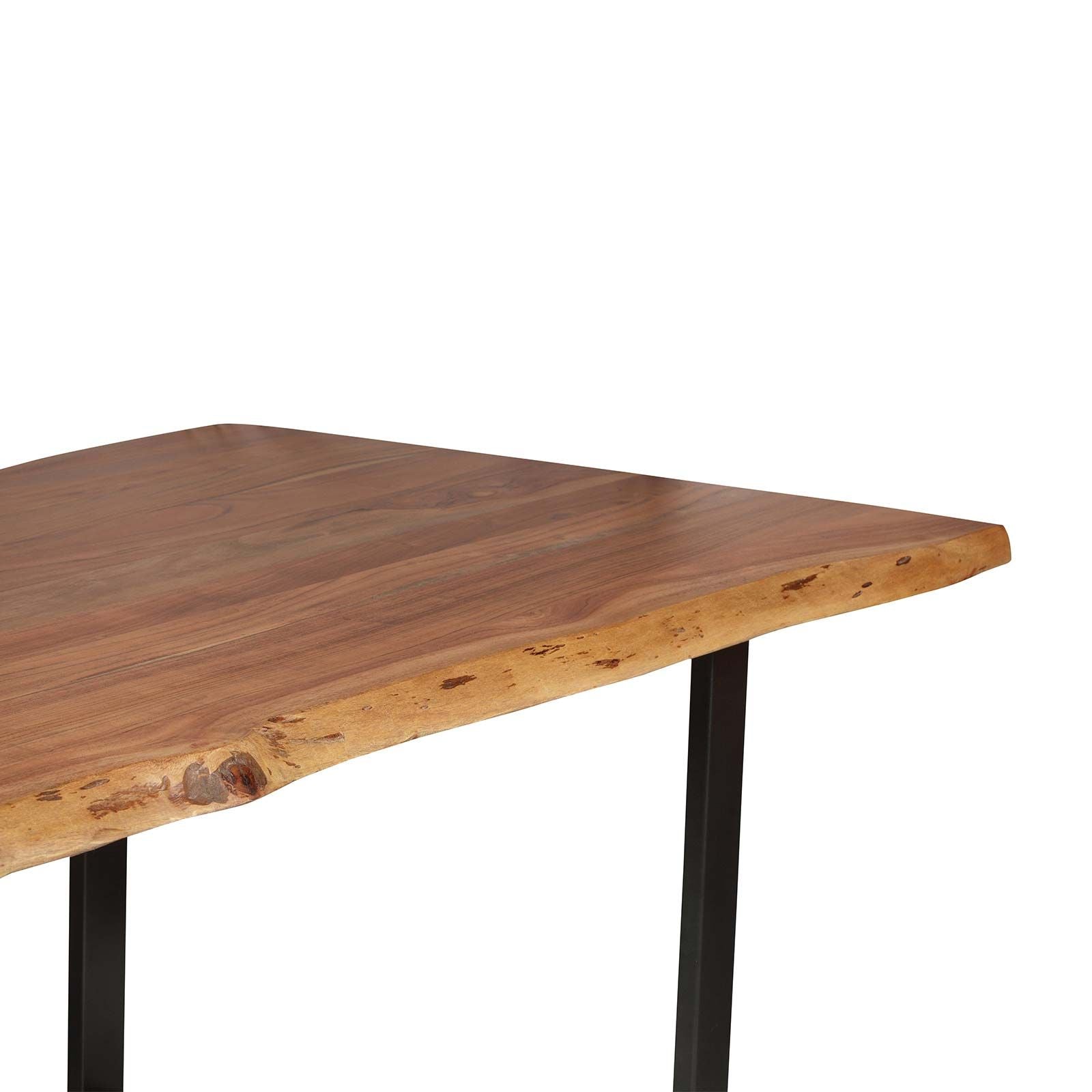 Table de repas rectangulaire 200 cm | Acacia Black