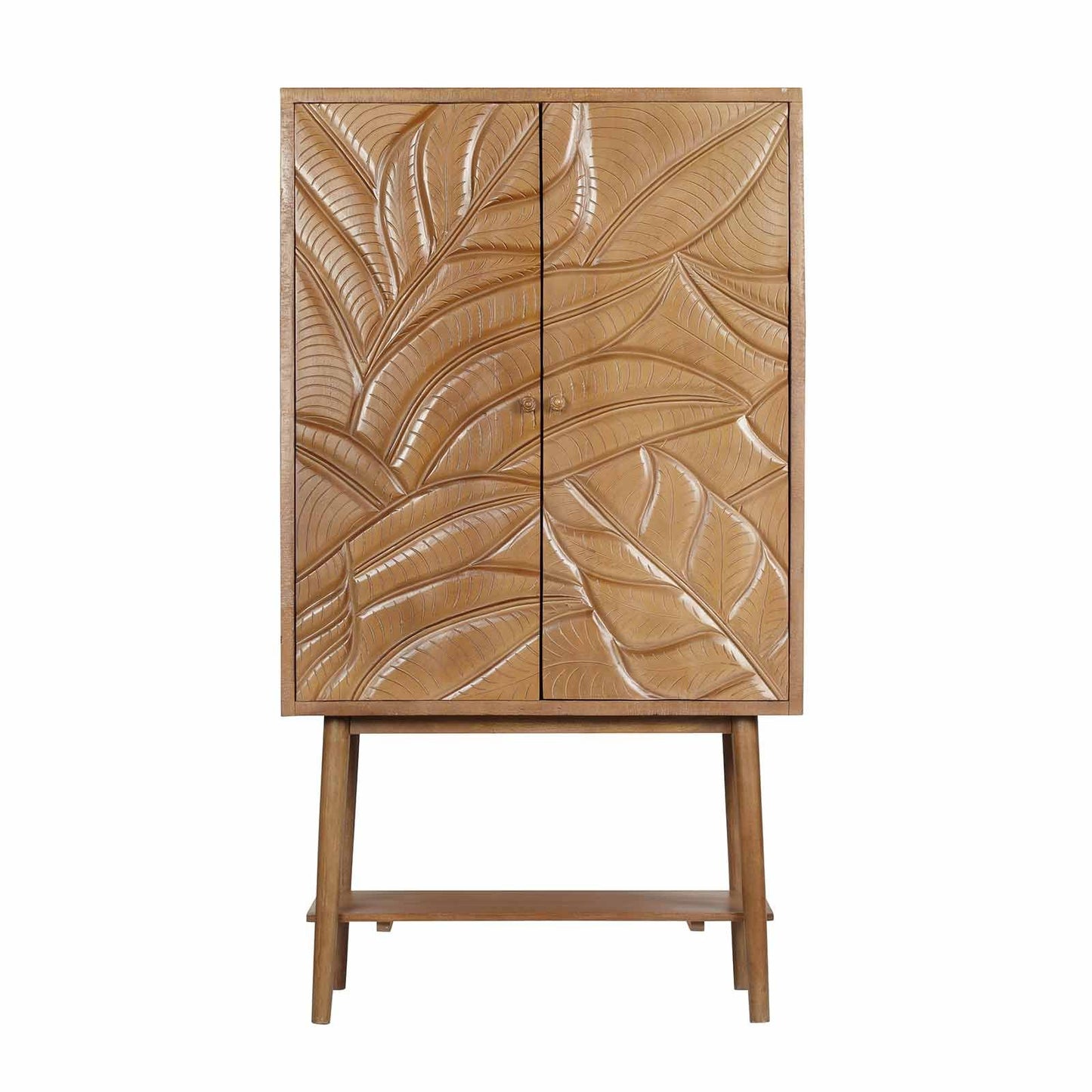 Buffet haut sculpté 2 portes | Manguier Floria