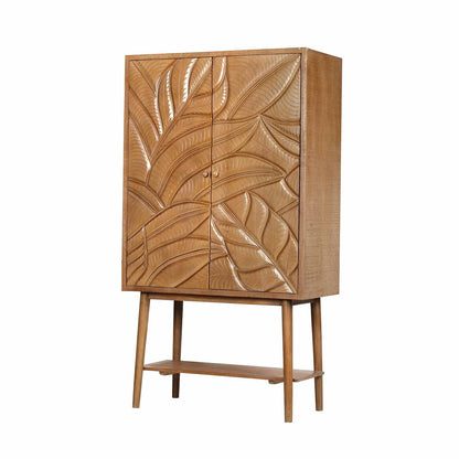 Buffet haut sculpté 2 portes | Manguier Floria