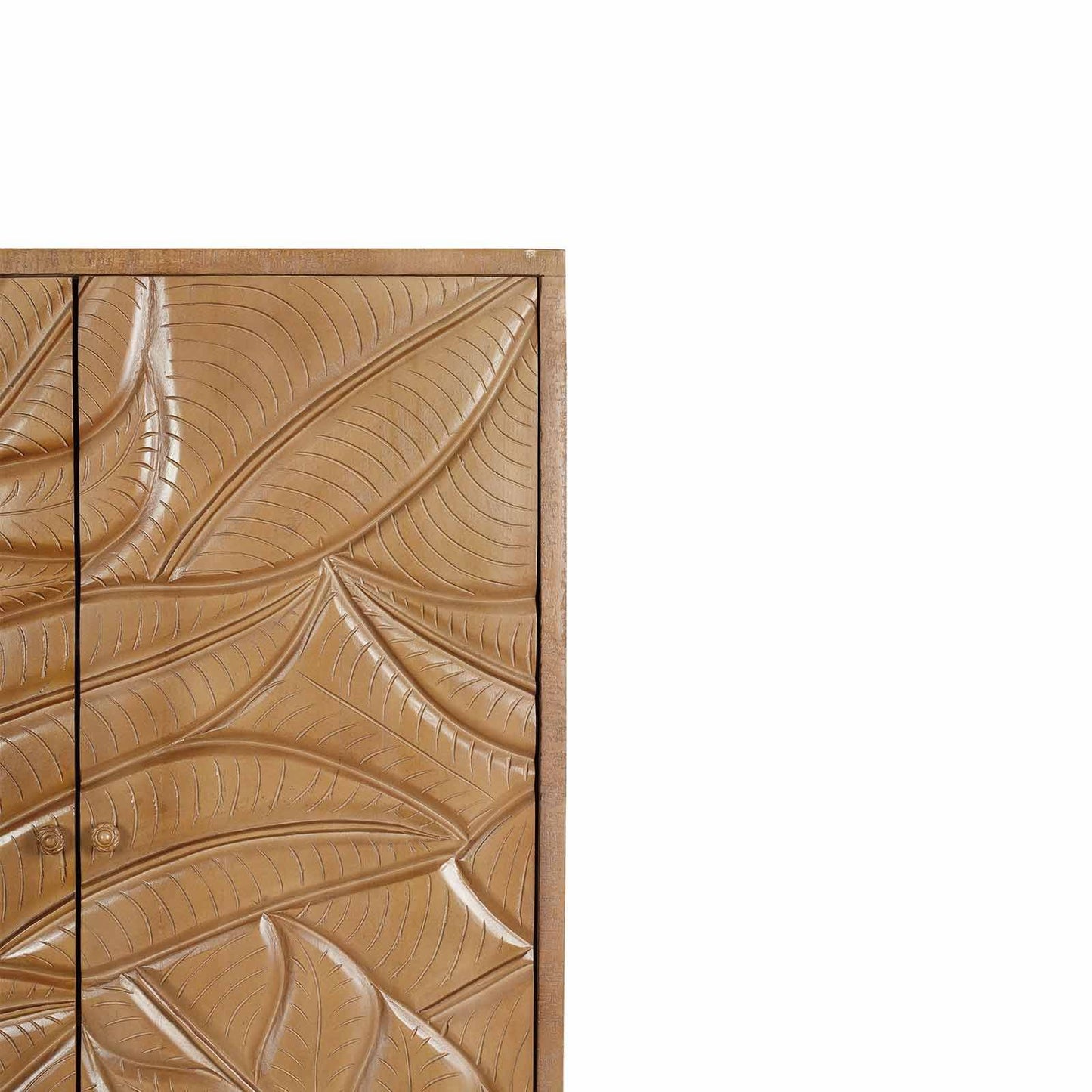 Buffet haut sculpté 2 portes | Manguier Floria