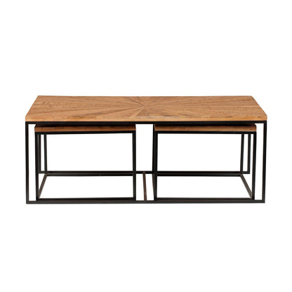 Tables basses rectangulaires gigognes | Manguier Solaris