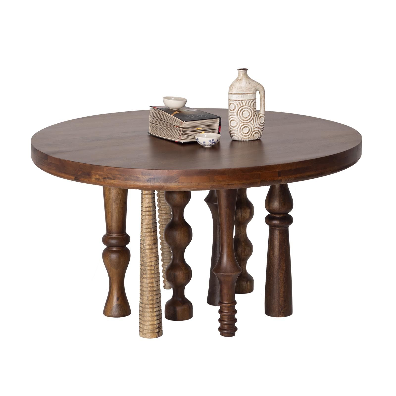 Table de repas ronde 140 cm | Manguier Ramon