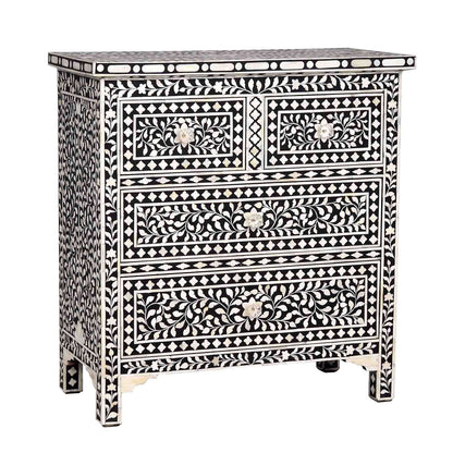 Commode - Acacia/Bone Inley Mosaic