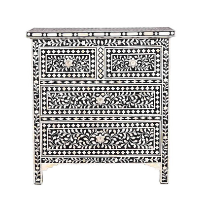 Commode - Acacia/Bone Inley Mosaic