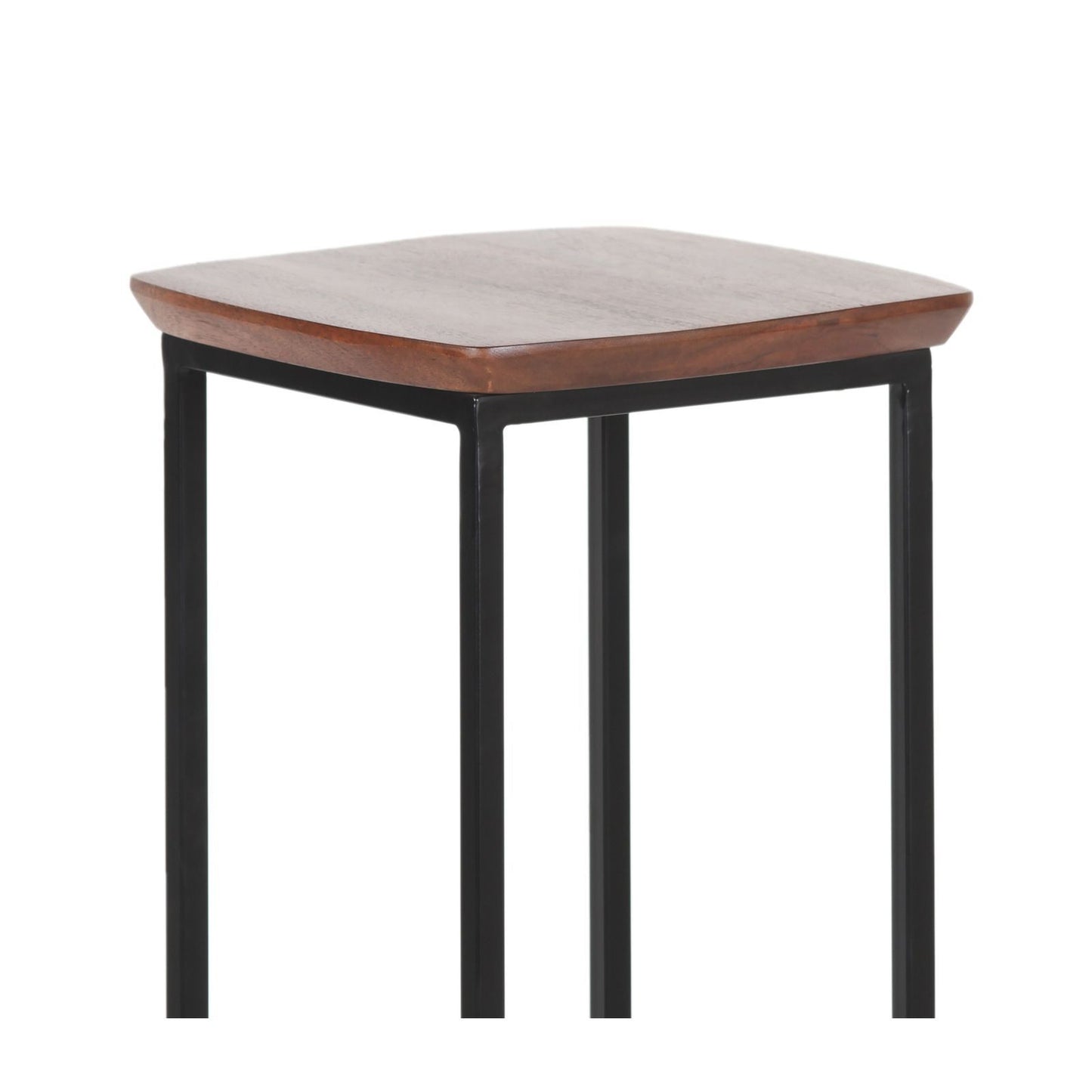 Lot de 2 tabourets | Acacia Quenza