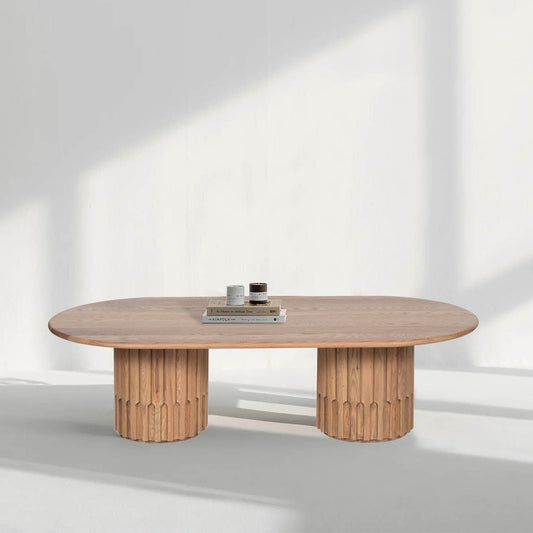 Table basse ovale | Chêne Dalta