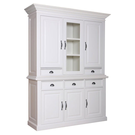 Buffet vaisselier 2x3 portes 5 tiroirs "Romance"