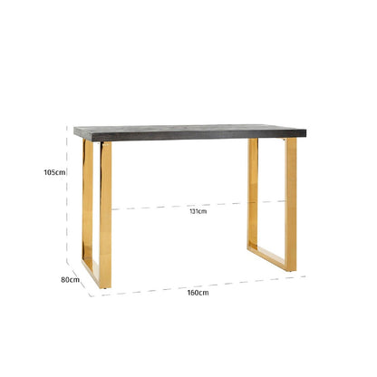 Table de bar Blackbone gold 160