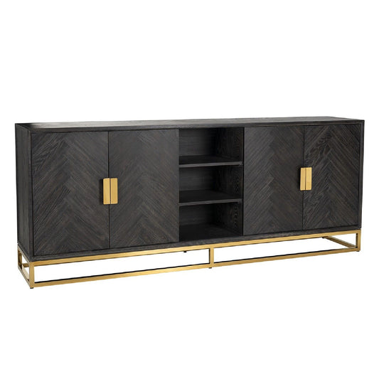 Bahut Blackbone gold 4-portes + espace ouvert