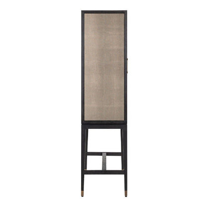 Armoire de bar Bloomingville avec 2-portes shagreen