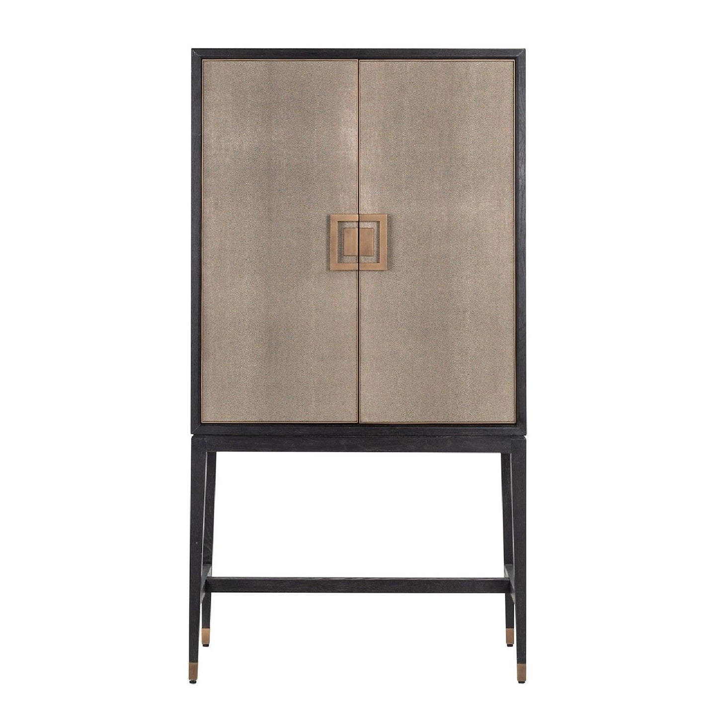 Armoire de bar Bloomingville avec 2-portes shagreen