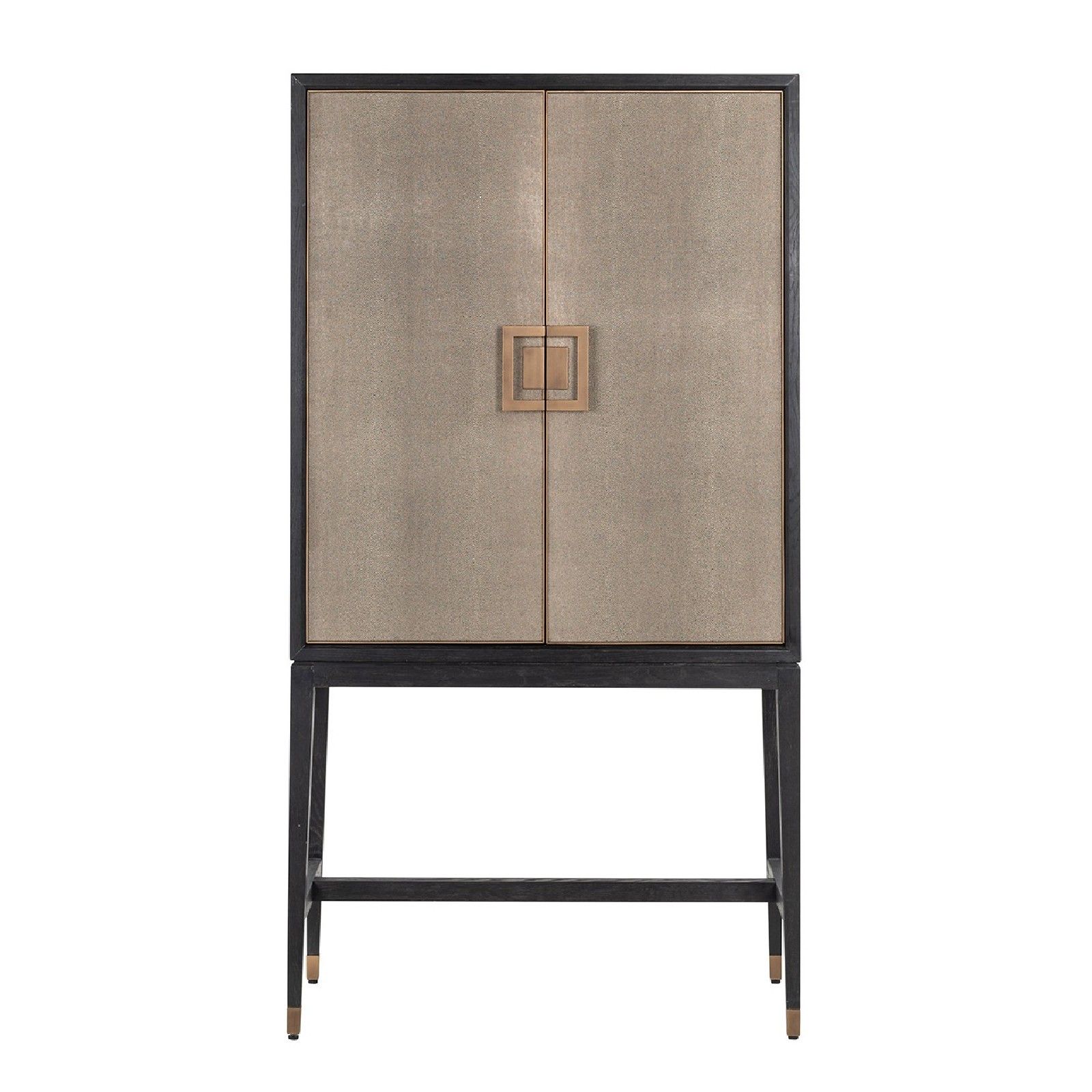 Armoire de bar Bloomingville avec 2-portes shagreen