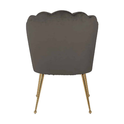 Chaise Pippa Stone velvet / gold