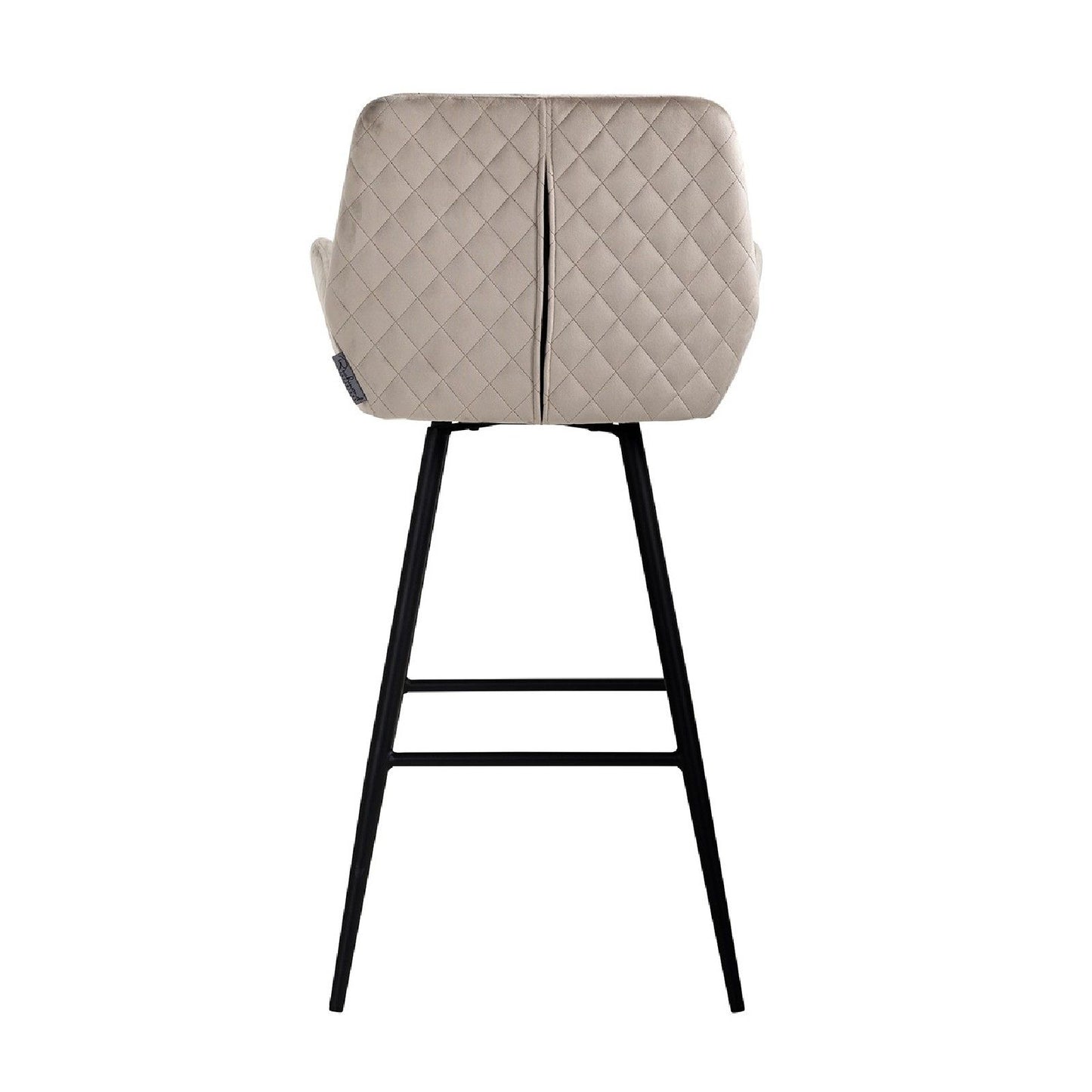 Tabouret Linsey pivotant Khaki Velvet