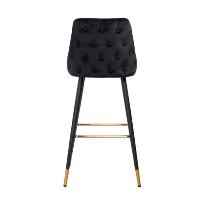 Tabouret Imani Black Velvet