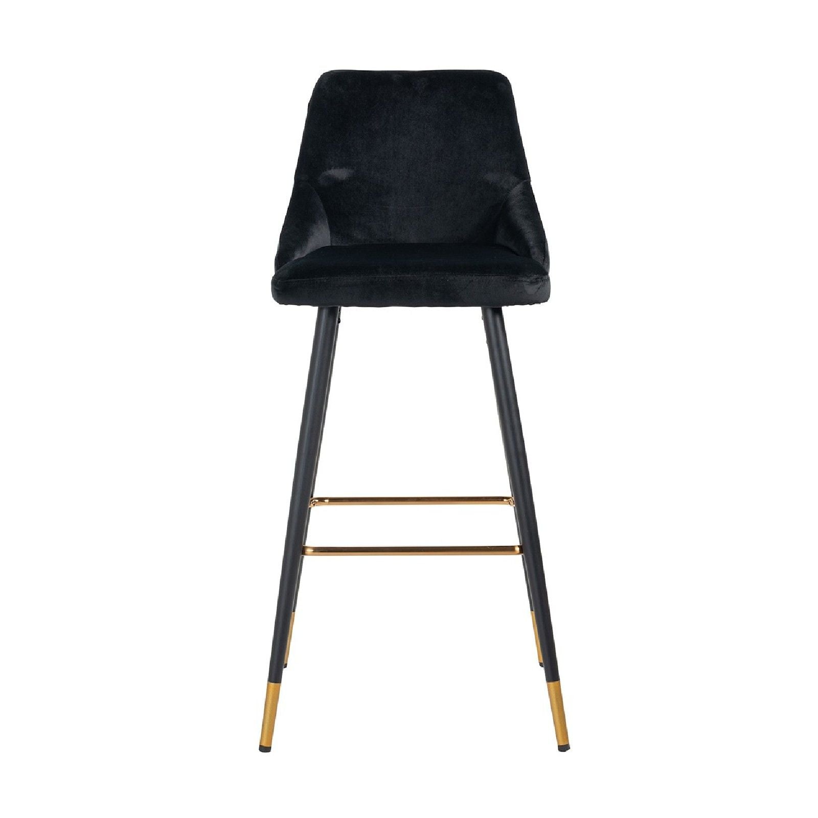 Tabouret Imani Black Velvet