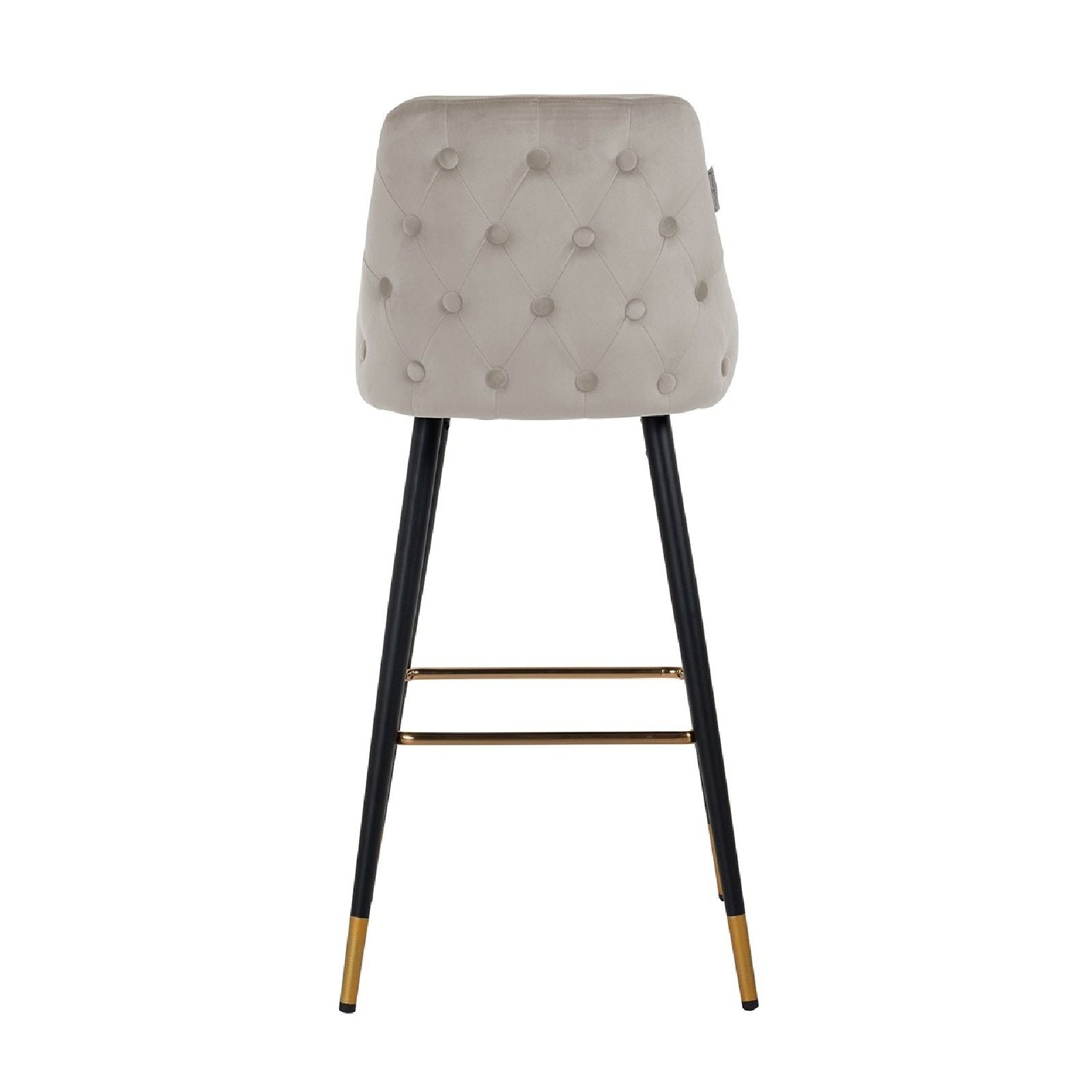 Tabouret Imani Khaki Velvet