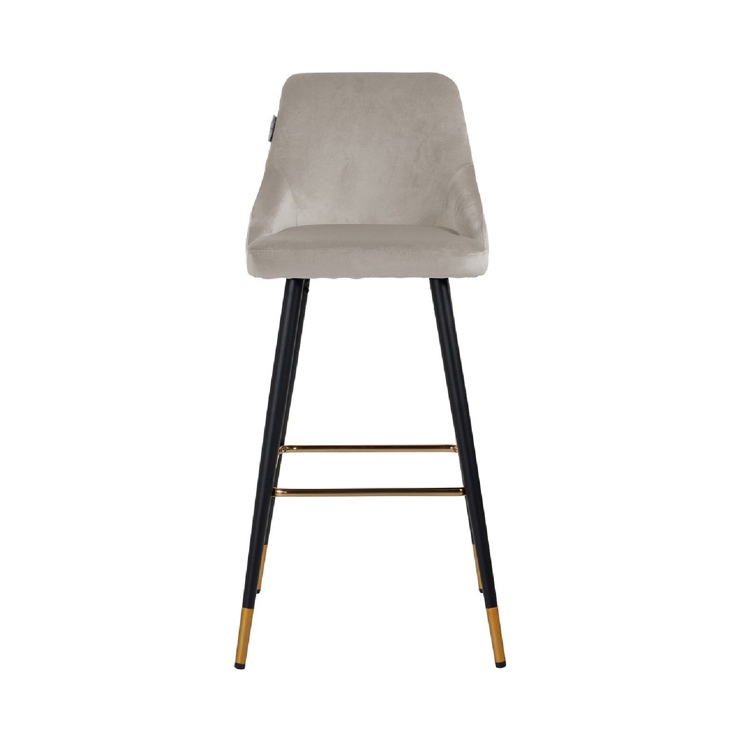 Tabouret Imani Khaki Velvet