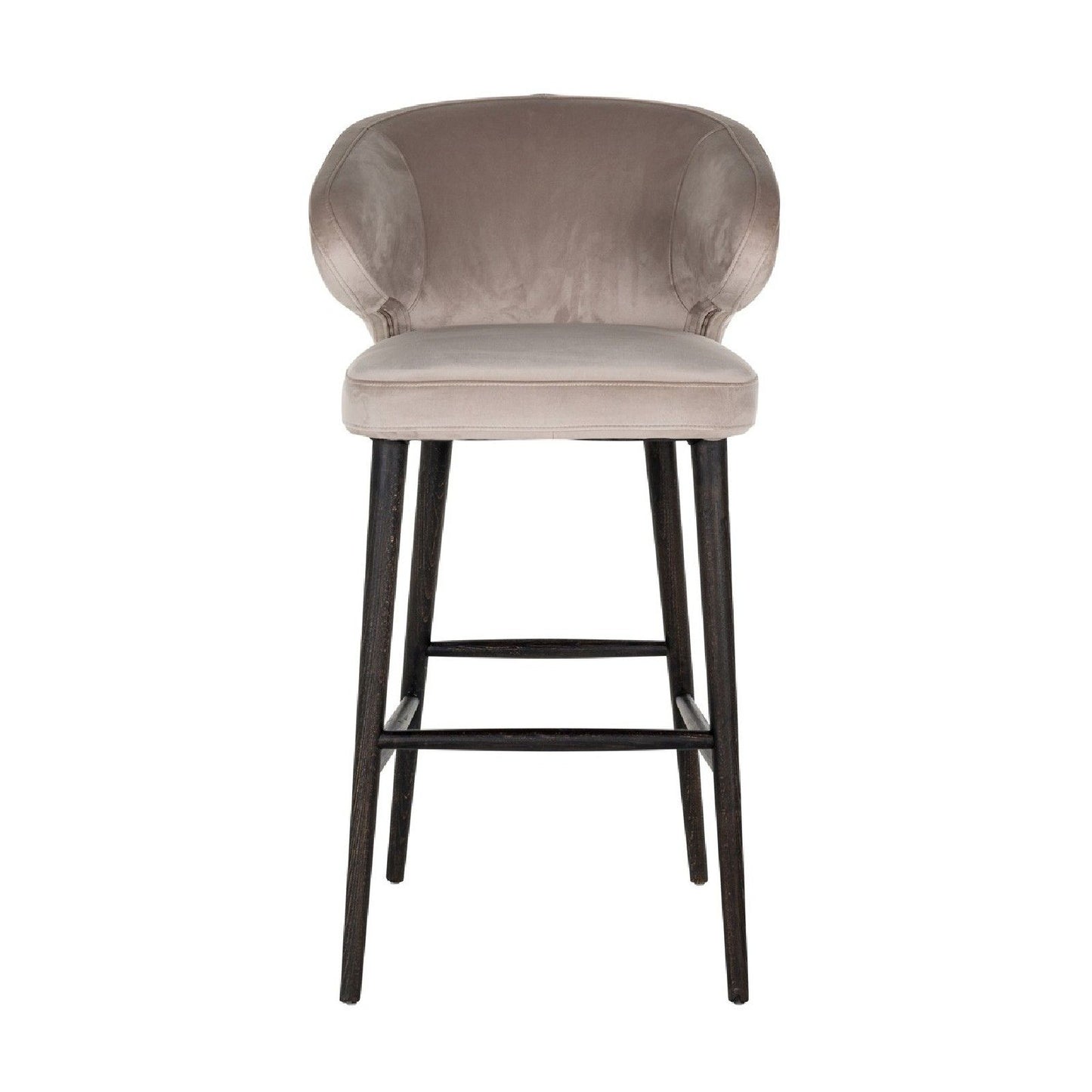 Tabouret Indigo Khaki velvet