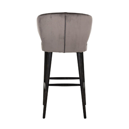 Tabouret Indigo Stone velvet