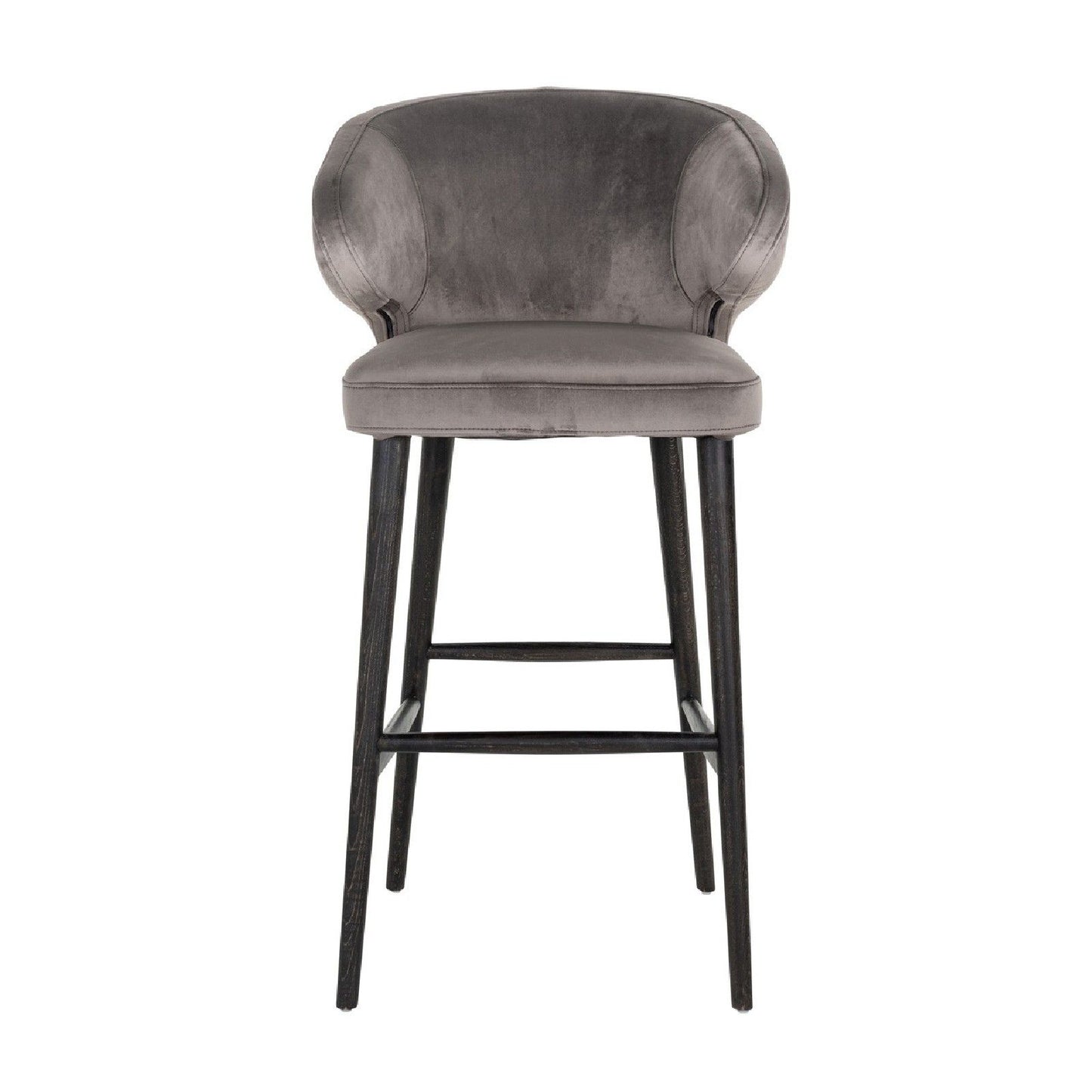 Tabouret Indigo Stone velvet