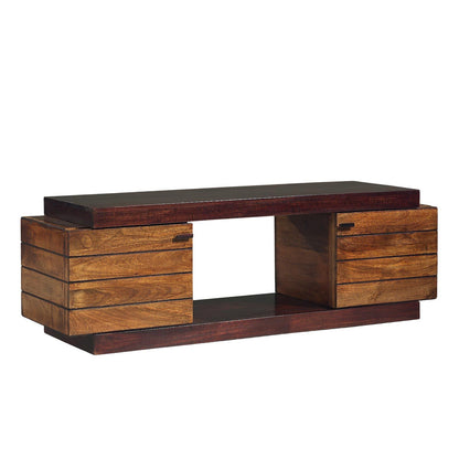 Two-tone wooden TV cabinet | Herods Mango