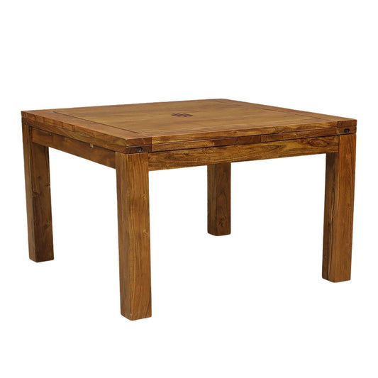 Large square dining table extendable 130 | Acacia Gordon