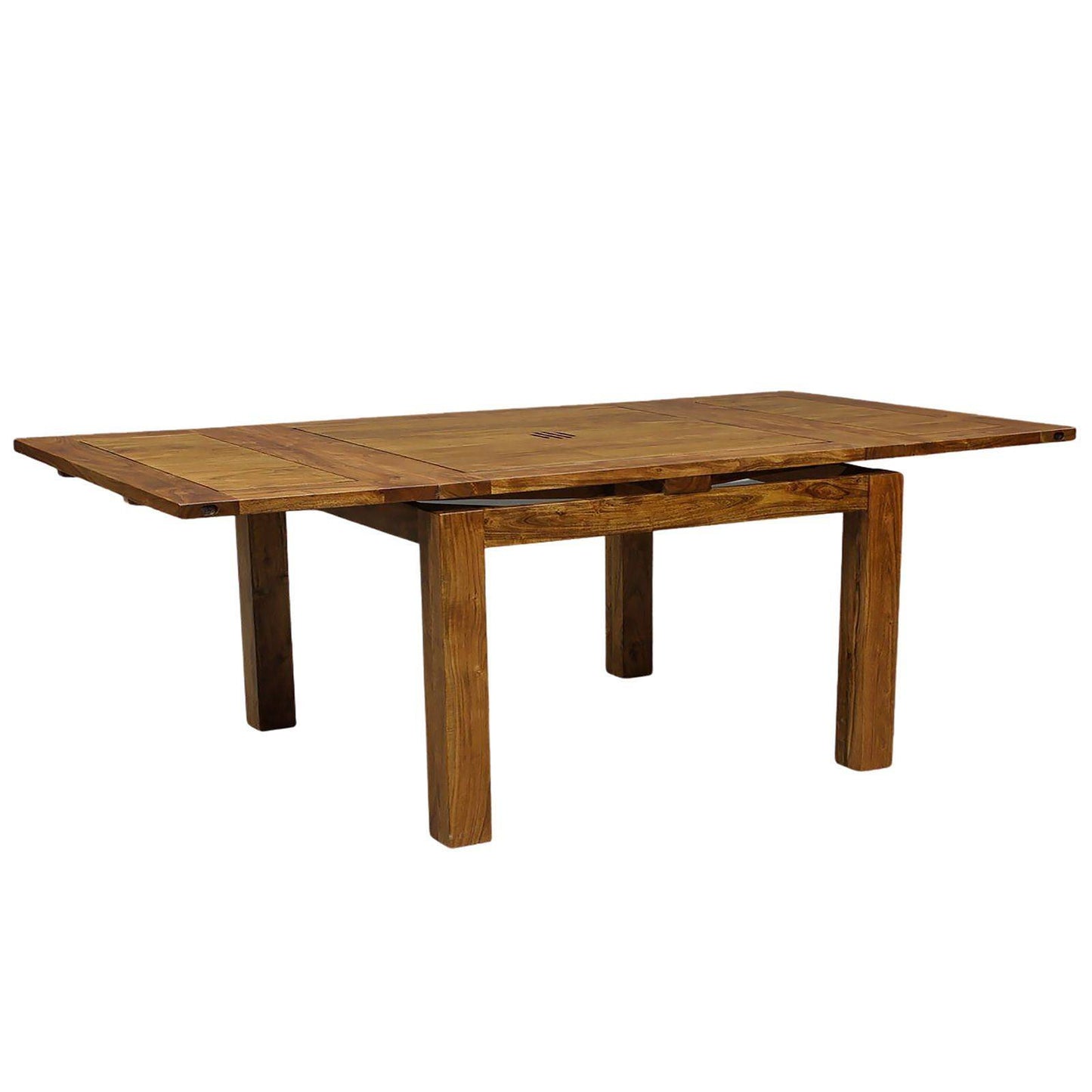 Grande table à manger carréé allonge 130 | Acacia Gordon