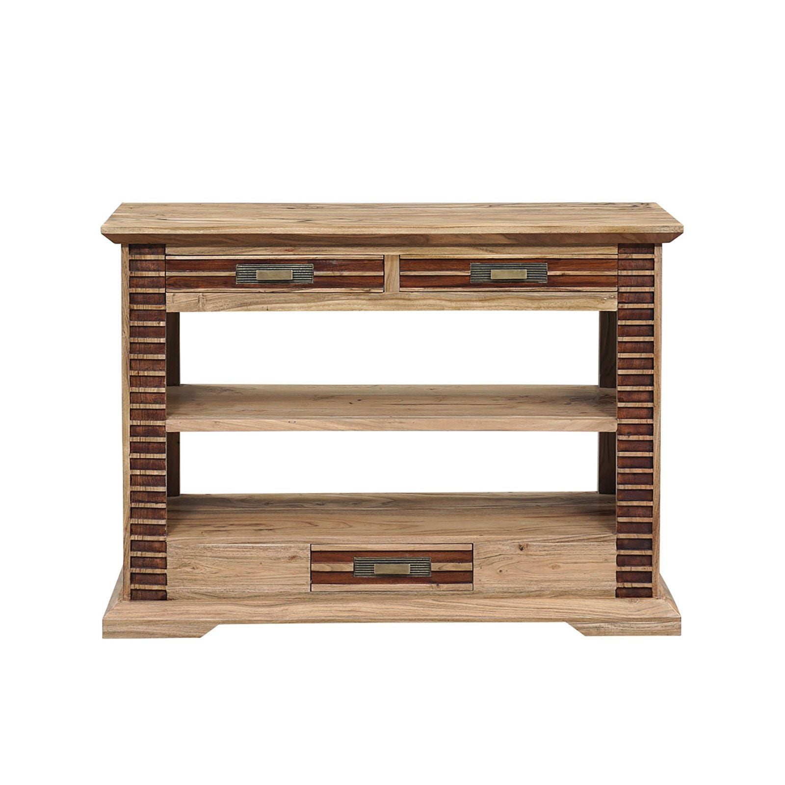 Console bois bicolore 3T 2N | Acacia Luxor