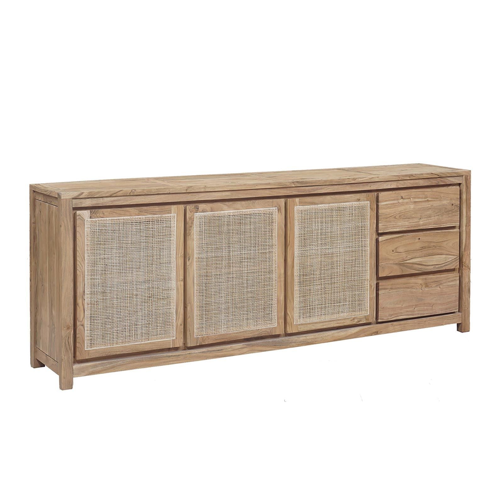 Grand buffet nature porte cannage 3P 3T | Acacia Tatoo II